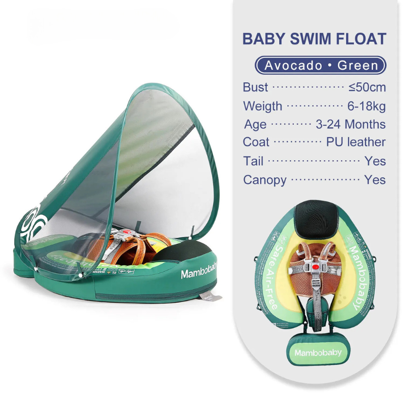 BabyWave™ (Deluxe Edition Baby/Infant Swim Float with Canopy)