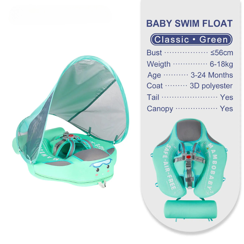 BabyWave™ (Deluxe Edition Baby/Infant Swim Float with Canopy)