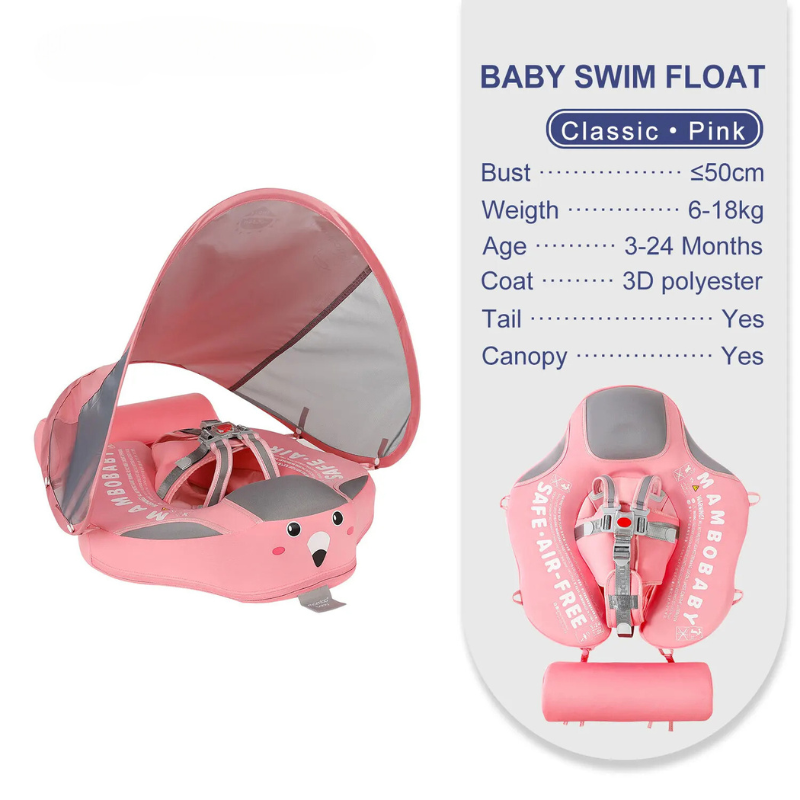 BabyWave™ (Deluxe Edition Baby/Infant Swim Float with Canopy)