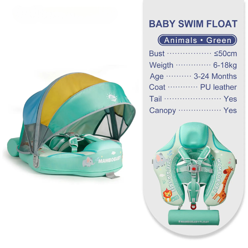 BabyWave™ (Deluxe Edition Baby/Infant Swim Float with Canopy)