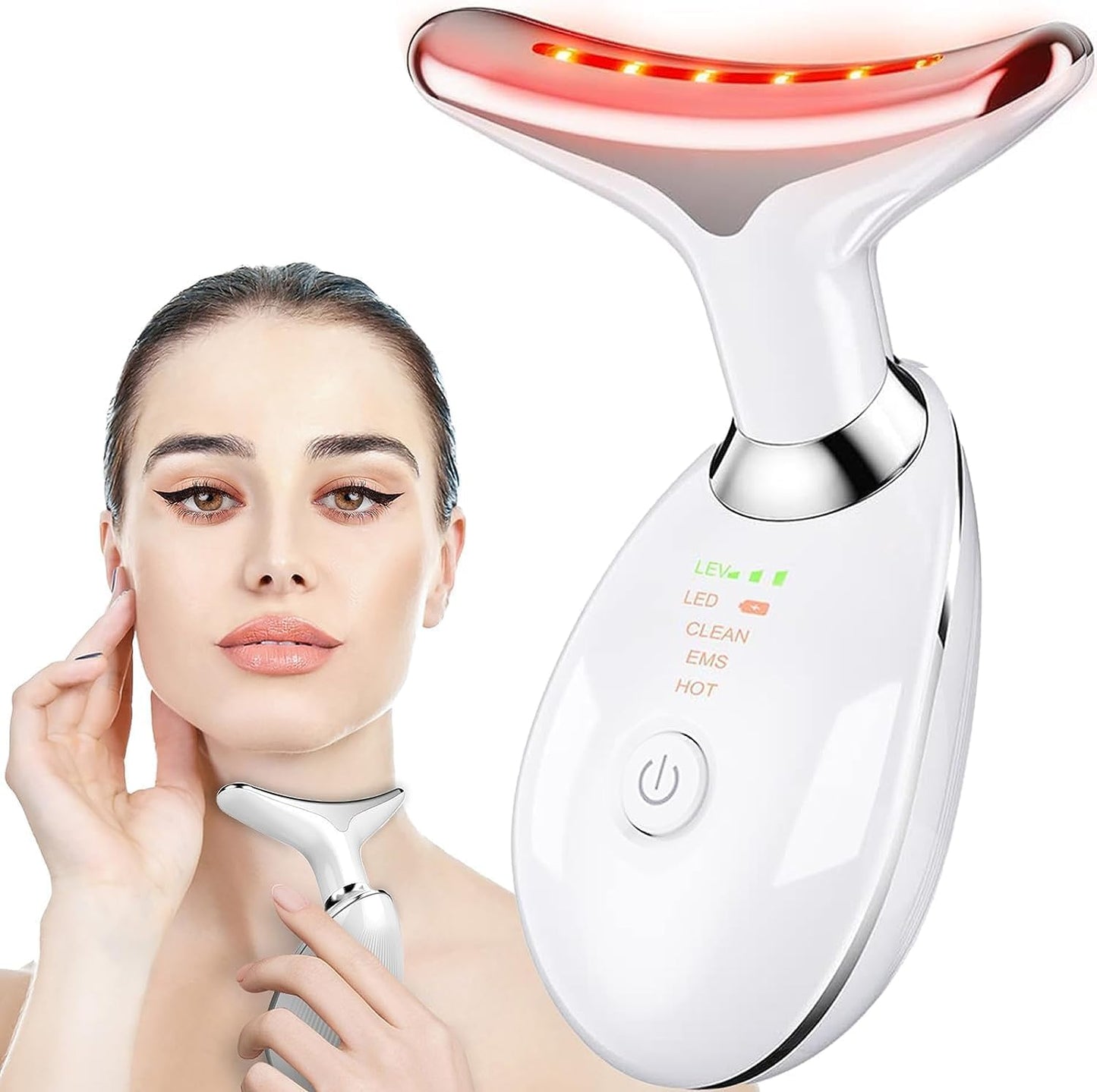 GlowTone™ (3-Color LED Photon Therapy Neck Massager)