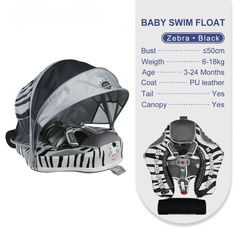 BabyWave™ (Deluxe Edition Baby/Infant Swim Float with Canopy)