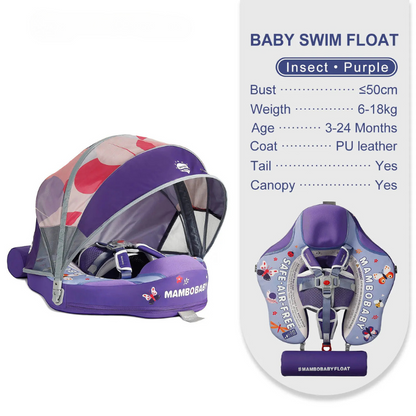 BabyWave™ (Deluxe Edition Baby/Infant Swim Float with Canopy)